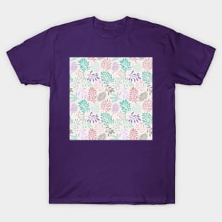 Little Leaves Pattern T-Shirt